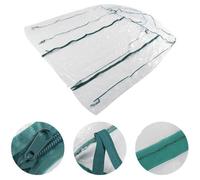 Housse de remplacement pour serre - 143 x 73 x 195 cm - PVC - Transparent - Facile à déplacer