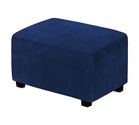 Housse de repose-pieds rectangulaire en velours, housse de repose-pieds carrée extensible, housse de repose-pieds souple, pliable, antidérapante, lavable, protection de canapé for le salon(Marina Mili