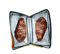Housse de repose-poitrine pour barbecue - Housse de rangement de la chaleur extérieure | Enveloppe thermique avec large ouverture - Étui isotherme pliable pour barbecue, bœuf, porc, sac à fermeture