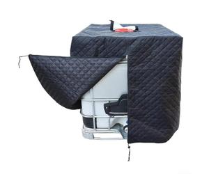 Housse de réservoir d'eau en tissu Oxford 210D avec isolation en coton composite pour IBC 1000L, imperméable et conçue pour maintenir la température de l'eau stable