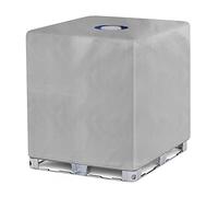 Housse De Réservoir d'eau IBC,Bâche De Réservoir d'eau IBC, Capot De Réservoir Eau Pluie Étanche pour réservoir 1000,Étanche aux UV - avec Découpe Perforée