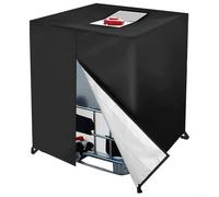Housse de réservoir IBC 1000 L, 420D Oxford avec housse fourre-tout résistante aux UV, résistante aux intempéries pour manchon de conteneur IBC, protection contre la poussière et la pluie pour