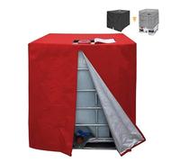 Housse de réservoir IBC de 275 gallons 1000 l - Housse de réservoir IBC - Housse anti-poussière pour fûts d'eau Sunshade - Housse de protection imperméable - Housse de réservoir d'eau de pluie de