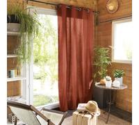 HOUSSE DE REVE Rideau 140x260 cm Coton Terracotta