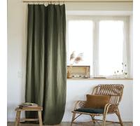 HOUSSE DE REVE Rideau Ajustable 140x270 cm Lin lavé Thym