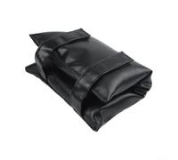 Housse de robinet d'extérieur en cuir 26 x 18 cm Noir/vert | Protection efficace contre le gel, empêche les fissures dans les tuyaux, construction en cuir, 26 cm de longueur