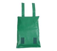 Housse de robinet d'extérieur en cuir 26 x 18 cm, noir/vert (vert) | Protection efficace contre le gel, empêche les fissures dans les tuyaux, construction en cuir, 26 cm de longueur