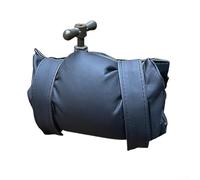 Housse de robinet d'extérieur en cuir synthétique isolé et protection contre la rouille, doublure en coton de soie épais résistant aux intempéries pour robinets de jardin et d'évier, installation