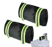 Housse de robinet pour antigel - Panneau résistant au gel - Film réfléchissant en 2 parties - Robinet résistant aux intempéries - Isolation extérieure - Congélateur par temps froid pour l'hivernage