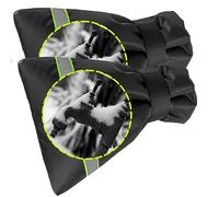 Housse de Robinet pour L'extérieur, 2pcs 25x18cm Couvercle Antigel pour Robinet, Housse de Robinet de Jardin Imperméable, pour la Protection Contre Le Gel en Hiver, Extérieur Housse De Protection