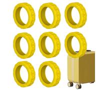 Housse de roue à bagages - Silencieux, résistant à l'usure | Housse de protection en silicone. Convient à la plupart des valises de voyage avec roues rotatives, housse en silicone pour protéger les