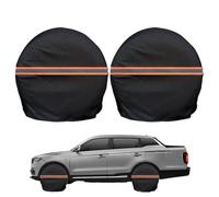 Housse de roue à fermeture éclair - Protection résistante aux UV, design personnalisé | Housses de pneus de qualité supérieure en tissu Oxford pour camping-cars, protection des pneus élégante et
