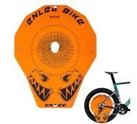 Housse de roue de frein à disque de vélo avec trous de ventilation, conçue pour protéger les freins avant et arrière des rochers et des buissons pendant la conduite hors route (D)