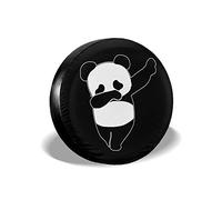 Housse de roue de secours, Dabbing Panda Dab drôle Housse de roue de secours pour Jeep, remorque, VUS, camion, remorque de voyage 35,6 cm, 38,1 cm, 40,6 cm, 43,2 cm