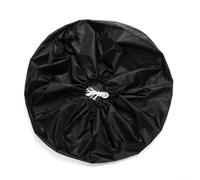 Housse de roue de secours en tissu Oxford 210D - Noir pur - Pour différents pneus