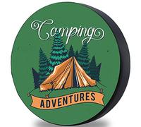 Housse de Roue de Secours Fabriquée sur Mesure de Stockage Hydrofuge individuelle avec arrêt de Cordon pour Les Roues Housse de Protection en éco-Cuir Camping [097]