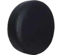 Housse de Roue de Secours Imperméable Couvre Roue Arrière Véhicule Pneu Extérieur Ajustement Enveloppant Façonnée pour Pneu Apparent Similicuir PVC, Noir, 29-31 Pouces Diamètre 75-78 Cm