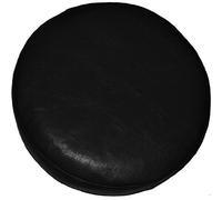 Housse de Roue de Secours Noire en Cuir Synthétique pour Auto Voiture 4x4 Caravane Camping Car Utilitaire pour Taille 195/80R15