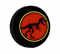 Housse De Roue De Secours Squelette De Dinosaure Tyrannosaure Rex 17 inch | Étanche Couverture de Pneu Poussière housses de protection pour pneus Pour remorque caravanes camping-car