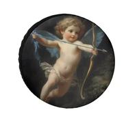 Housse de Roue de Secours Universelle imperméable, Motif Cupidon, Dieu et mythologie, pour Camping-Car, Caravane ou Camping-Car.