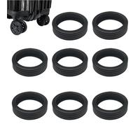 Housse de roue de valise - Protecteur de roue en silicone, protection de | chaise | 8 housses de protection pour roues de bagages, accessoires de de réduction du bruit établi, p, Huit Trumpets