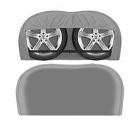 Housse De Roue pour Camping-Car - Jeu de 2 Housses de Roue de Secours,Accessoires Auto 66-76 cm Imperméables Et Anti-UV pour Voyage Bateau Garage Extérieur Camping Pluie Soleil