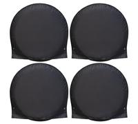 Housse de Roue pour Remorque,Lot de 4 Protège-Roues de Remorque avec Coque de Protection | Protection Solaire avec Sangles Élastiques Réglables pour Camion, Camping-Car et Caravane