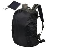 Housse de sac à dos pour poissons de pluie - 40 x 20 x 60 cm - Polyester argenté portable - Fixation croisée - Résistant aux déchirures - Parfait pour les sacs de 45 l - Randonnée, trekking, camping