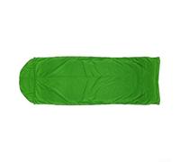 Housse de sac de couchage imperméable et portable en nylon PU ultra léger 260 g pour camping, randonnée, voyage, bivouac polyvalent (vert)