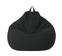 Housse de Sac de Haricots - Housse de Coton et Lin 100x120cm - Housse de canapé pour Sac de Haricots à glissière sans Remplissage