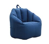 Housse de sac de rangement en peluche, housse de pouf rembourrée et lavable pour chaise de type pouf d'extérieur de taille adulte