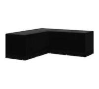 vidaXL Housse de salon de jardin Bâche de protection Imperméable Forme L 12 œillets 250x250x90 cm