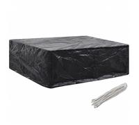 Housse de salon de jardin - VIDAXL - 250 x 210 x 90 cm - Noir - Protection extérieure