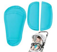 Housse de sangles pour siège auto pour bébé - Coussinets en maillet Dee en coton doux D 18 x 12,5 cm pour porteur D la poussette Dl Siège auto Protecteur sangle d'épaule C