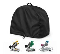 Housse de Scie à Onglet pour Zipper ZI-KGS255DS, Imperméable Oxford 420D Anti-Poussière, Protection pour Scie Radiale avec Cordon de Serrage, Atelier