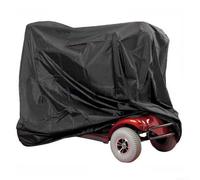 Housse de scooter résistante aux intempéries avec gestion efficace de l'humidité, convient aux modèles à 3 et 4 roues (noir, 170 x 61 x 117 cm)