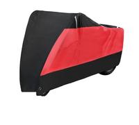 Housse de Scooters imperméable Garage pour Couverture De Moto Imperméable Scooter Anti-poussière(Red B,3XL)