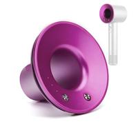 Housse de sèche-cheveux compatible avec Dyson Supersonic HD01 HD02 HD03 HD07 HD08, pièces de rechange avec anneau d'étanchéité (rose rouge)