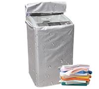 Housse de sèche-linge imperméable pour machine à laver, protection contre la poussière en tissu épais et durable pour appareils électroménagers, housse solaire pour intérieur et extérieur