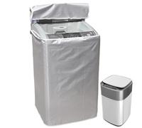 Housse de sèche-linge - Protecteur de machine 60 x 62 x 95 cm | tissu imperméable recouvert d'argent | Housse de dispositif de protection solaire anti-poussière pour la maison, balcon, équi