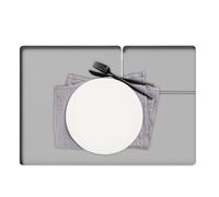 Housse de sécheuse pour la partie supérieure, avec trou de collecte Pelucchi, couvre-sèche-linge, 46 x 66 cm en silicone antidérapant pour machine à laver | pour plan de travail de cuisine