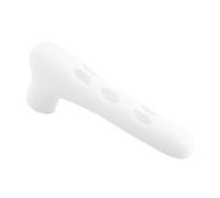 Housse de sécurité en silicone pour poignée de porte, 3 couleurs, pour bébé, anti-collision, anti-poussière, flexible, durable, robuste, confortable, pour les écoles maternelles, (Blanc)