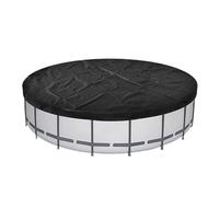 Housse de sécurité pour piscine avec cordon de serrage réglable en tissu