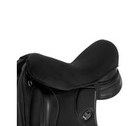 Acavallo Housse de selle de dressage anglais Dri-Lex, gel actif et lycra, rembourrage 10 mm Marron