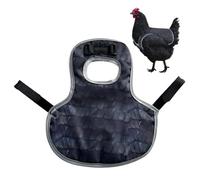 Housse de selle de poule - Tablier de protection arrière de poulet véritable imperméable - Protection des ailes d'animaux, fournitures d'élevage pour habitat de volaille, coopérative et ferme