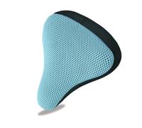 Housse de selle de vélo 3D souple rembourrée élastique équipement d'équitation isolation thermique VTT vélo de route coussin bleu clair