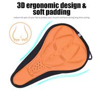 Housse De Selle De VéLo De Montagne 3d UltraléGèRe, Souple Et Respirante (Orange)
