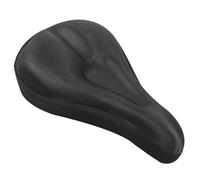 Housse de Selle de Vélo en Gel Ultra Confortable, 1 Pieces, 28x18cm, Noir | Couvre Selle Gel Vélo, Coussin Épais et Souple, Design Ergonomique, Antidérapante, pour VTT, Vélo de Route, E-Bike
