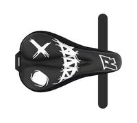 Housse de Selle de Vélo Rembourrée,Imperméable Antidérapant Cuir PU - Protecteur De Coussin De Selle De Vélo,pour VTT Route Cyclisme Voyage Trajets Extérieur Femmes Adultes