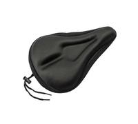 Housse de selle de vélo unisexe TRIXES avec coussinet en gel extra-confortable - Noir